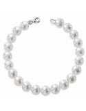 Bracciale Lelune-Oro Bianco 18Kt-Perle Coltivate 7,5 - 8 mm-LLBR80.2CH