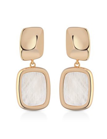 Lelune Glamour Earrings - 925% Pink Silver - Mother of Pearl -LGEA755.1