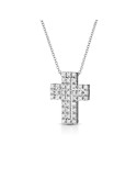 Collana Lelune Diamonds - Oro Bianco - Croce - Diamanti 0,39 ct - LDCR2225039