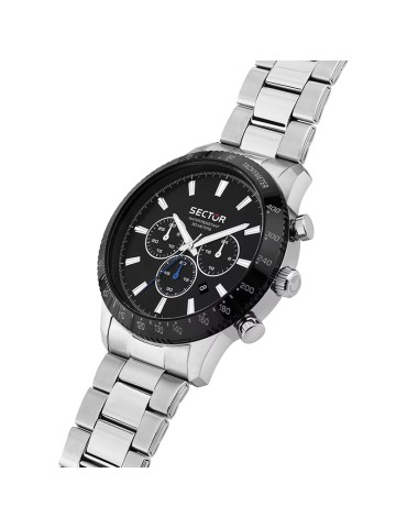 Sector watch - 270 - Chronograph - Silver - 45mm - Black -R3273778006 2