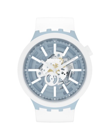 Swatch watch - Bioceramic - Whice - Only Time-47mm-White-SB03N103