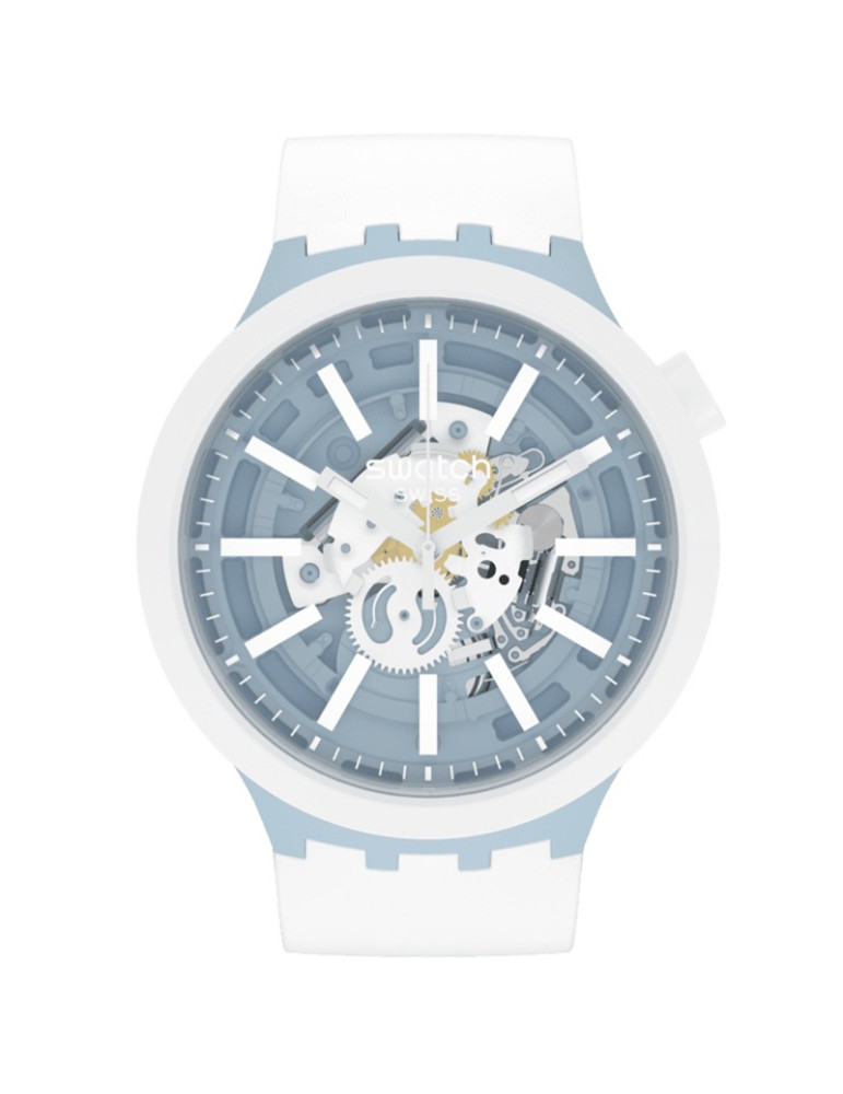 Swatch watch - Bioceramic - Whice - Only Time-47mm-White-SB03N103