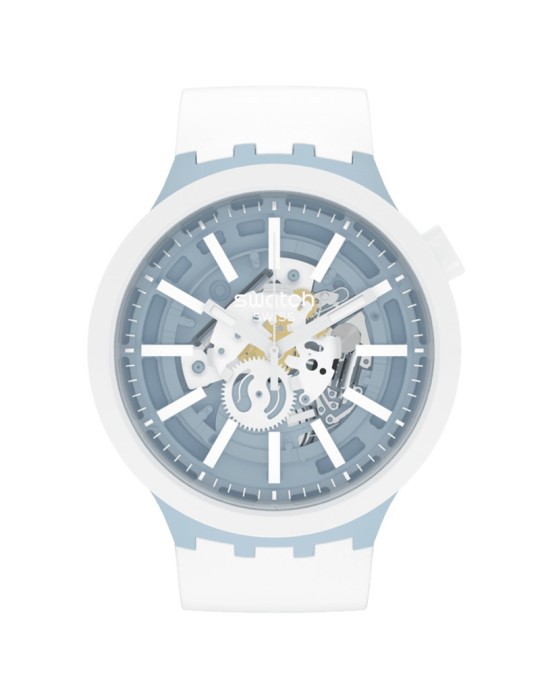 Swatch watch - Bioceramic - Whice - Only Time-47mm-White-SB03N103