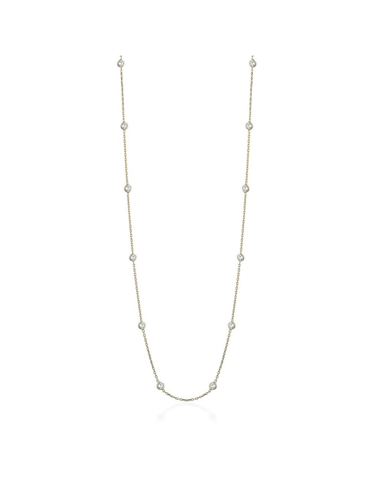 Collana Lelune Glamour - Luxury - Zirconi Bianchi - LGNK701.2.NP