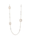 Collana Lelune Glamour - Rosè - Perle -Madreperla - Zirconi -LGNK756.1