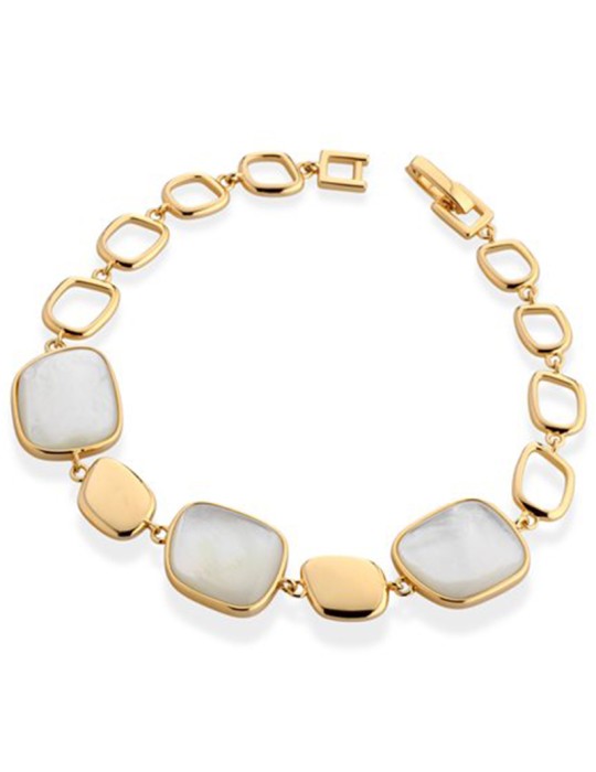 Lelune Glamour Bracelet-Sydney-Golden-Australian Mother-of-Pearl-LGBR755.2
