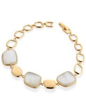 Bracciale Lelune Glamour-Sidney-Dorato-Madreperla Australiana-LGBR755.2