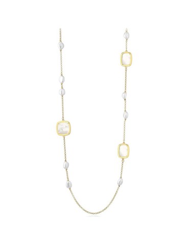 Collana Lelune Glamour - Sidney -Gold-Madreperla Australiana-LGNK755.2