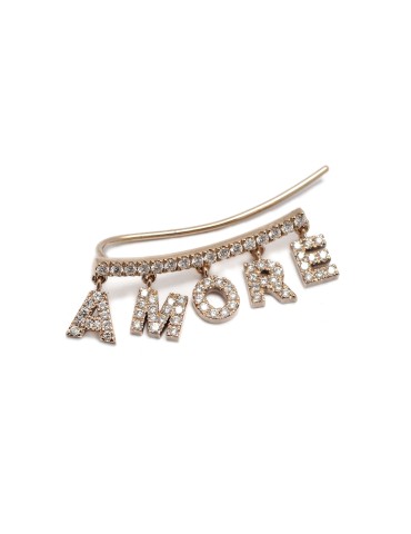 Mono Orecchino Buonocore - You Are Amore - Oro Rosa - Diamanti 0,42 ct - 563O02DP