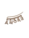 Buonocore Single Earring - You Are Amore in Rose Gold with White Diamonds 0.42 ct - 0