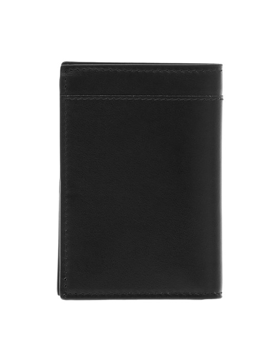 Pineider Vertical Wallet - Black Smooth Calfskin - PSS713056