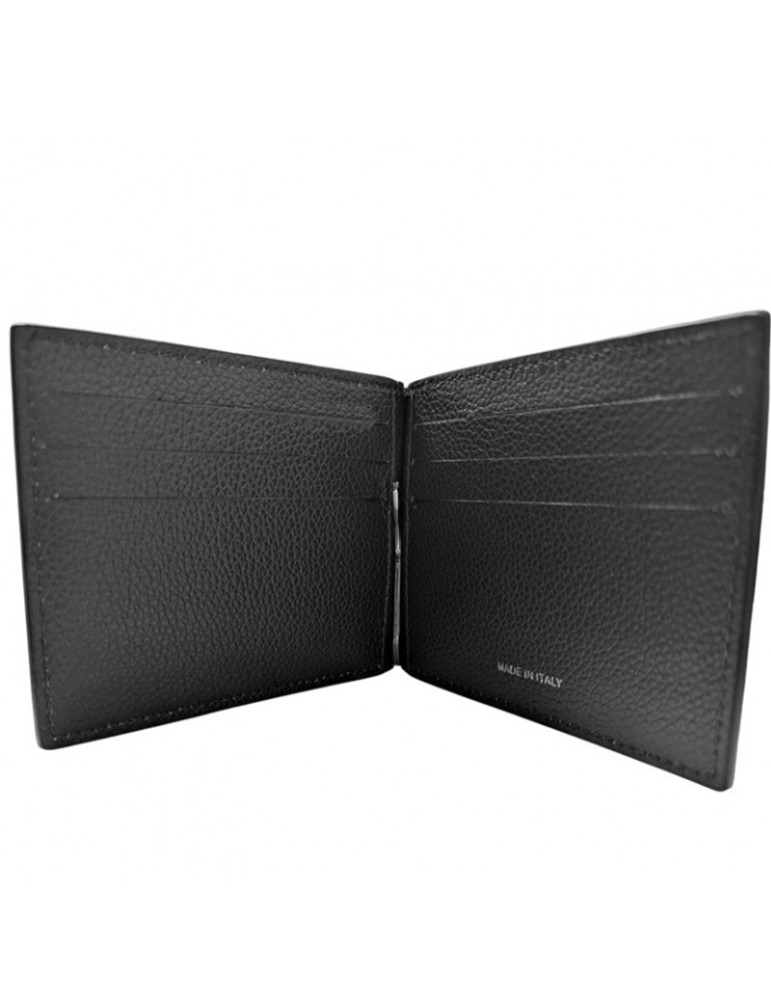 Money Clip Pineider-Daily 23-Tumbled Calfskin Black-PTS712056