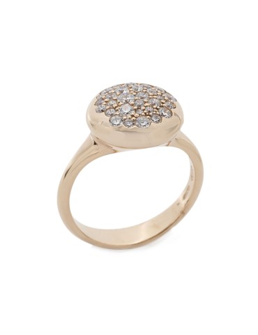 Buonocore Ring - in 18K Rose Gold with 0.64 Carat Natural Diamonds - 0 2