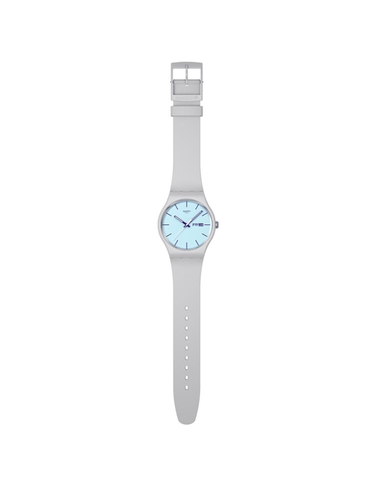 Orologio Swatch - Blueberry Sky - Grigio - 41mm - Azzurro - SO29M702