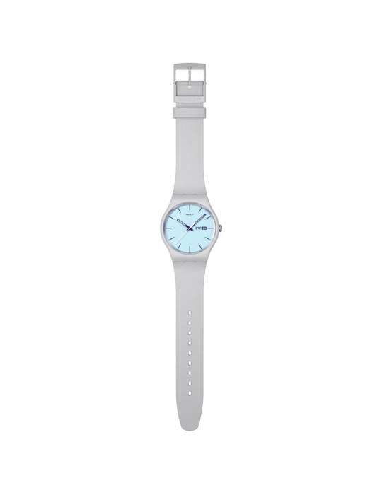 Orologio Swatch - Blueberry Sky - Grigio - 41mm - Azzurro - SO29M702