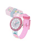 Special Pack Flik Flak X Monbento-Rosa-32mm-Fragole-Lunchbox-ZFPNP175