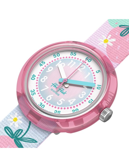Special Pack Flik Flak X Monbento-Rosa-32mm-Fragole-Lunchbox-ZFPNP175