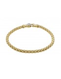 Bracciale Chimento - Tradition Gold Melograno in Oro Giallo 18 carati con Diamante 0,03 ct - 18 cm - 0