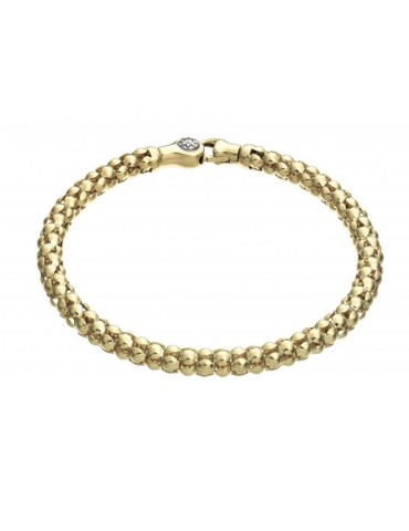 Bracciale Chimento - Tradition Gold Melograno in Oro Giallo 18 carati con Diamante 0,03 ct - 19 cm - 0