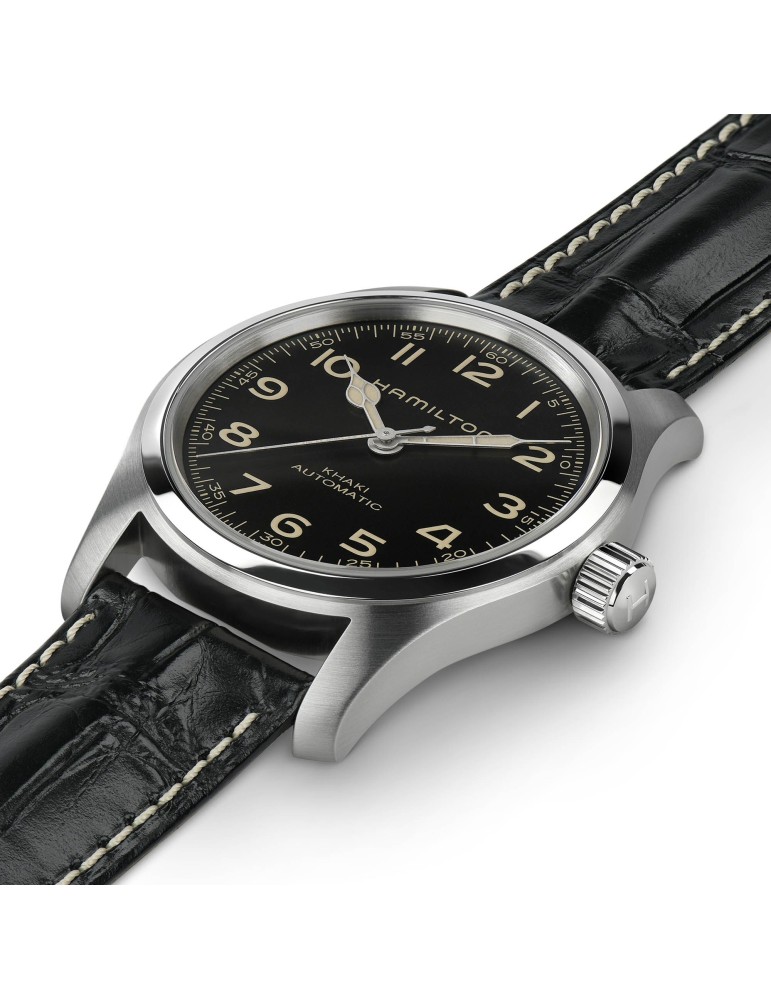 Orologio Hamilton - Khaki Field Automatico Set bracciale Murph 42 mm Nero - 0