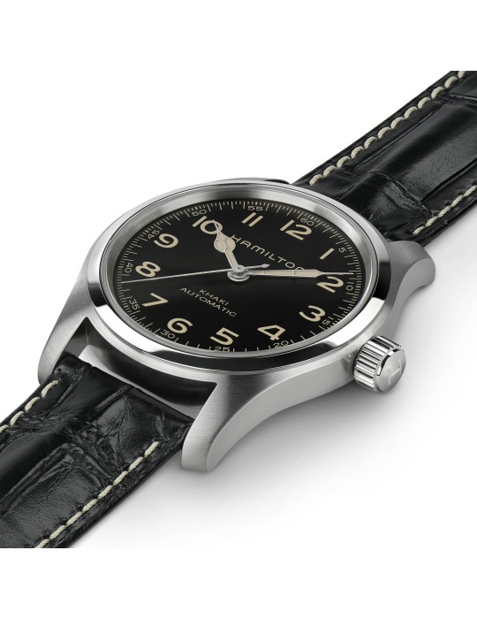 Orologio Hamilton - Khaki Field Automatico Set bracciale Murph 42 mm Nero - 0