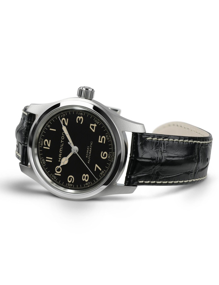 Orologio Hamilton - Khaki Field Automatico Set bracciale Murph 42 mm Nero - 0