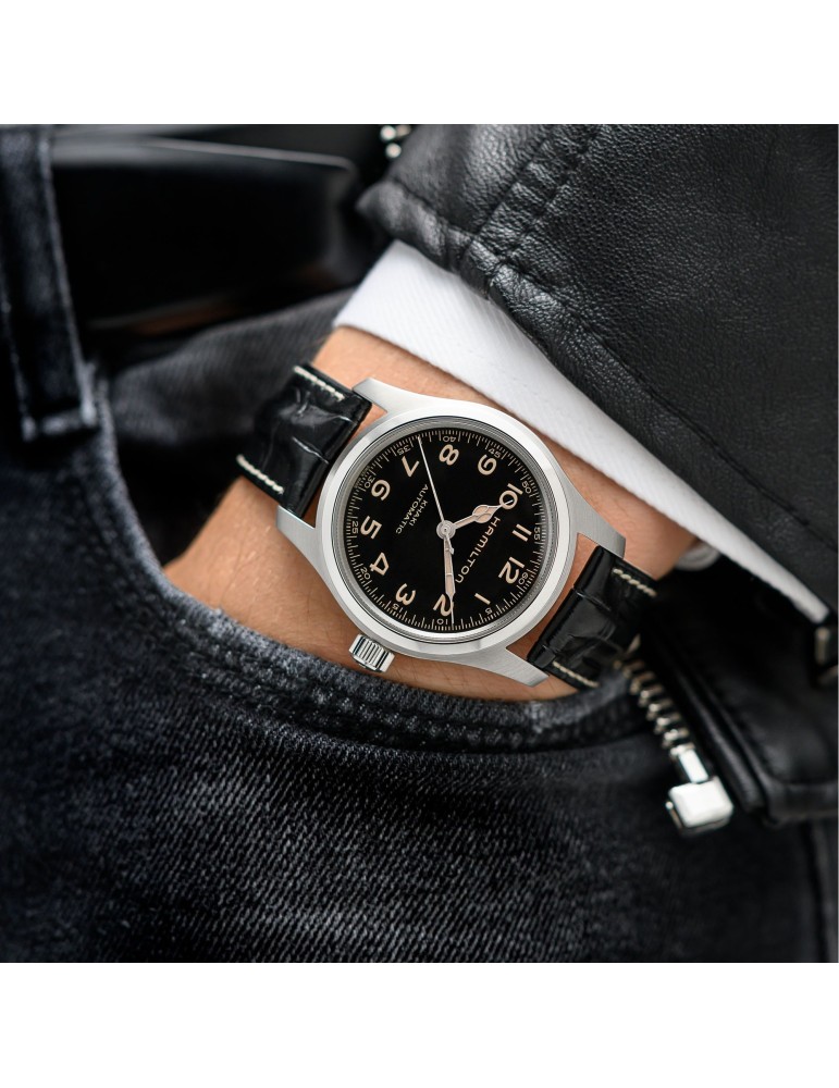 Hamilton Khaki Field Automatic Murph Bracelet Set 42mm Black - 0