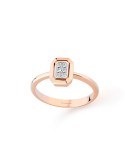 Buonocore Ring - Glint in 18K Rose Gold with 0.06 Carat Natural Diamonds - 0