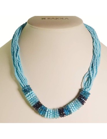 Collana Rajola - Cherie - Pasta Turchese - Spinello Blu - 54-475-8