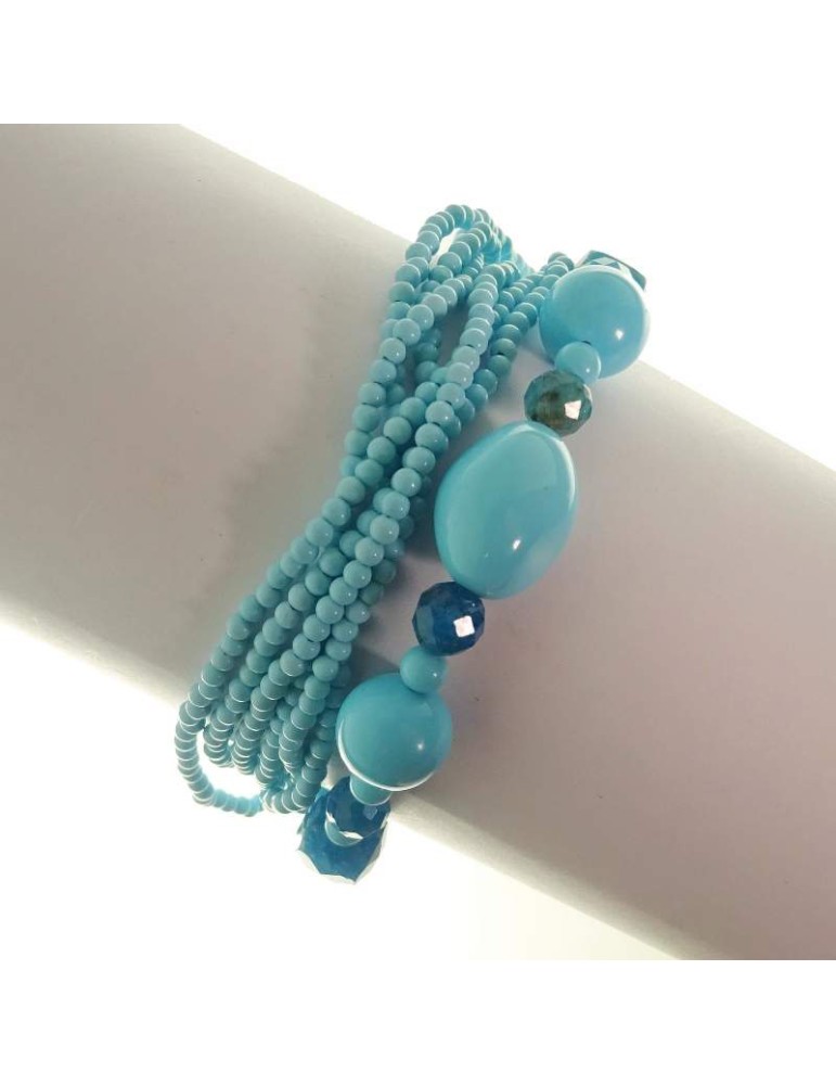 Rajola Bracelet - Minuet - Turquoise Paste - Apatite - 54-710-1518