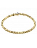 Bracciale Chimento - Tradition Gold Melograno in Oro Giallo 18 carati con Diamante 0,03 ct - 19 cm - 0