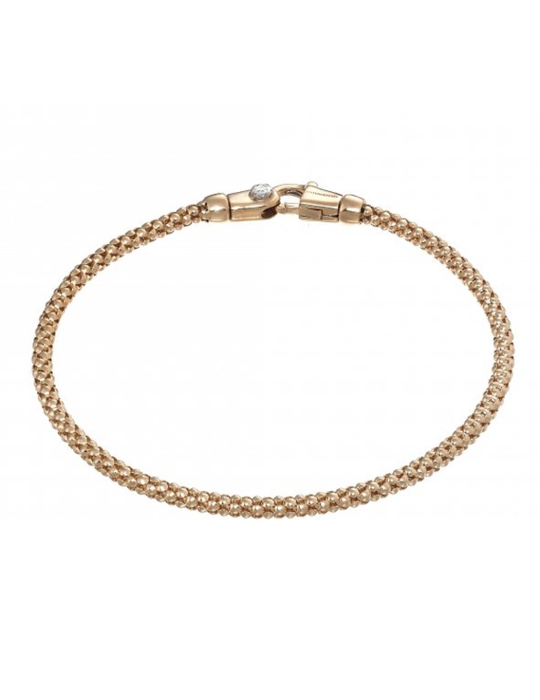 Chimento - Tradition Gold Pomegranate Bracelet in 18K Rose Gold with 0.03ct Diamond - 18cm - 0