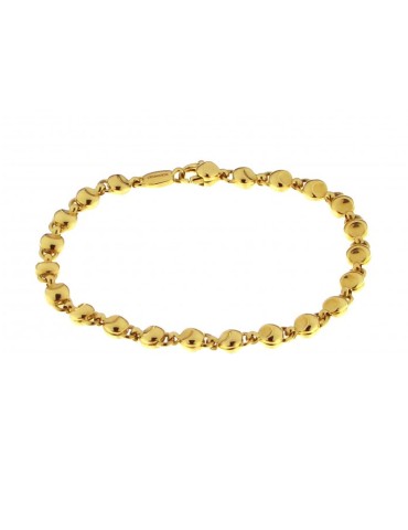 Chimento Bracelet - Tradition Gold Accents in 18K Yellow Gold - 19 cm - 0