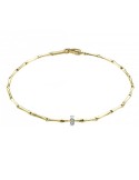 Bracciale Chimento - Bamboo Shine in Oro Giallo 18 carati con Diamanti Naturali 19 cm - 0