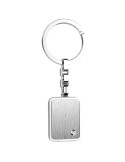 Zancan Keyring - Hi-Teck - 316L Steel - White Sapphire - EHP042