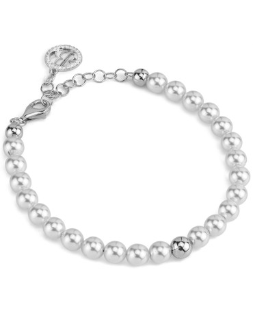 Bracciale Bottega Boccadamo - Perla - Argento 925% - Perle 6mm -BBR131