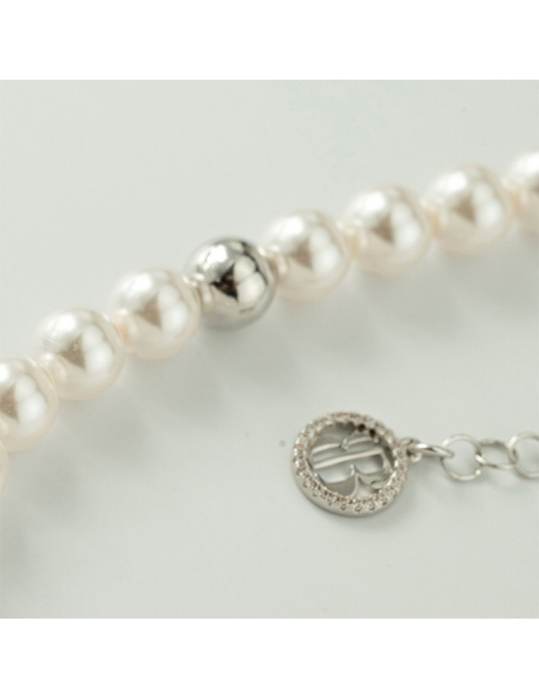 Bottega Boccadamo Bracelet - Pearl - 925% Silver - Pearls 6mm -BBR131