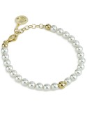 Bottega Boccadamo Bracelet-Pearl-925% Silver Golden-Pearls 6mm-BBR131D