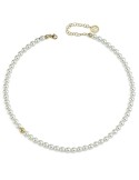 Collana Bottega Boccadamo-Argento 925% Dorato-Boule-Perle 6 mm-BGR140D