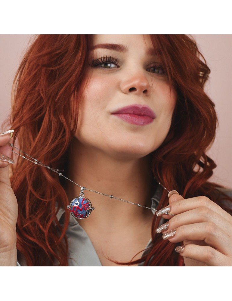 Collana Boccadamo - Pendente - Argento 925% - Scrigno Apribile -BTGR16