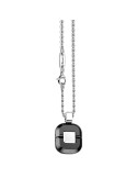 Collana Zancan - Ceramitek-Acciaio 316L-Pendenti-Ceramica Nera-EHC229