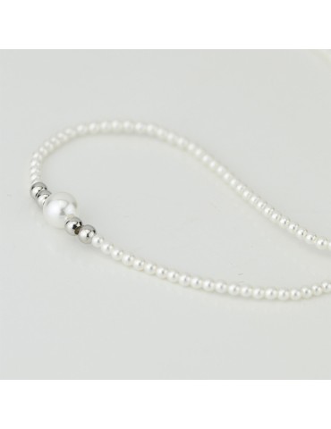 Boccadamo Necklace - Sophie - 925% Silver - White Pearls - GR909 2
