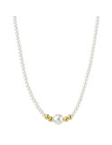 Boccadamo Necklace - Sophie - 925% Silver Gilded - White Pearls - GR909D