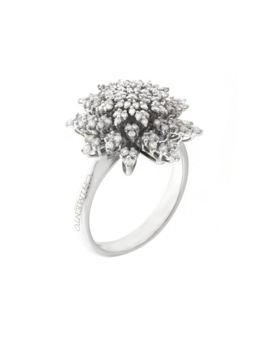 Chimento - Tradition Diamond Etoile Ring in 18-karat White Gold with Natural Diamonds - 0