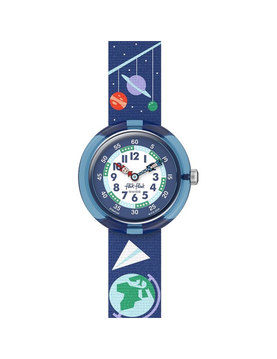 Orologio Flik Flak - School Stuff - 32mm - Blu-Oggetti-Scuola-ZFBNP245