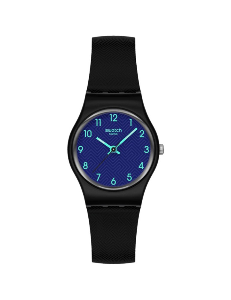 Swatch Watch - Grace in Time - Time Only - Black - 25mm - Blue-LB188