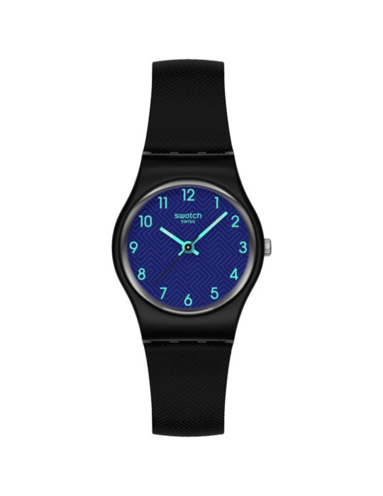 Orologio Swatch - Grace in Time - Solo Tempo - Nero - 25mm - Blu-LB188
