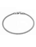 Bracciale Chimento - Tradition Gold Melograno in Oro Bianco 18 carati con Diamante 0,03 ct - 18 centimetri - 0