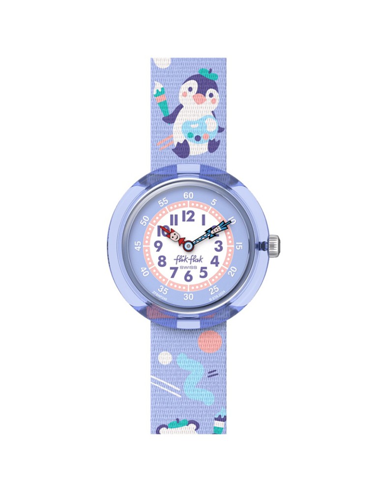 Orologio Flik Flak - Arty Animals - 32mm - Viola - Animaletti-ZFBNP246