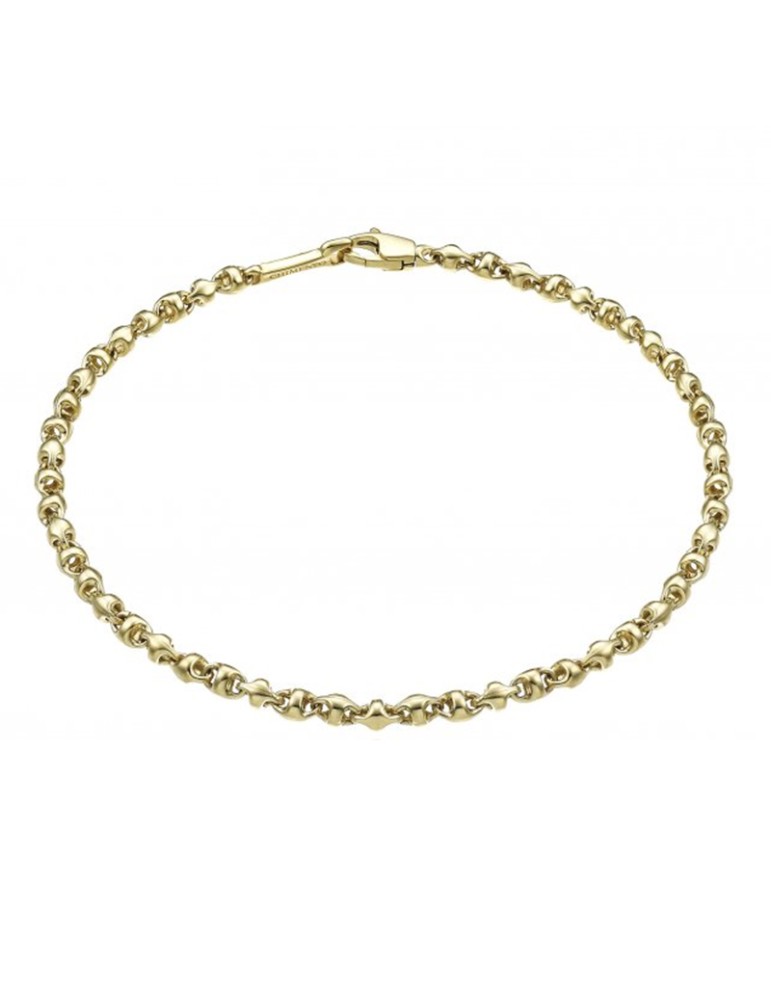 Chimento Bracelet - Tradition Gold Accents in 18K Yellow Gold - 19 cm - 0